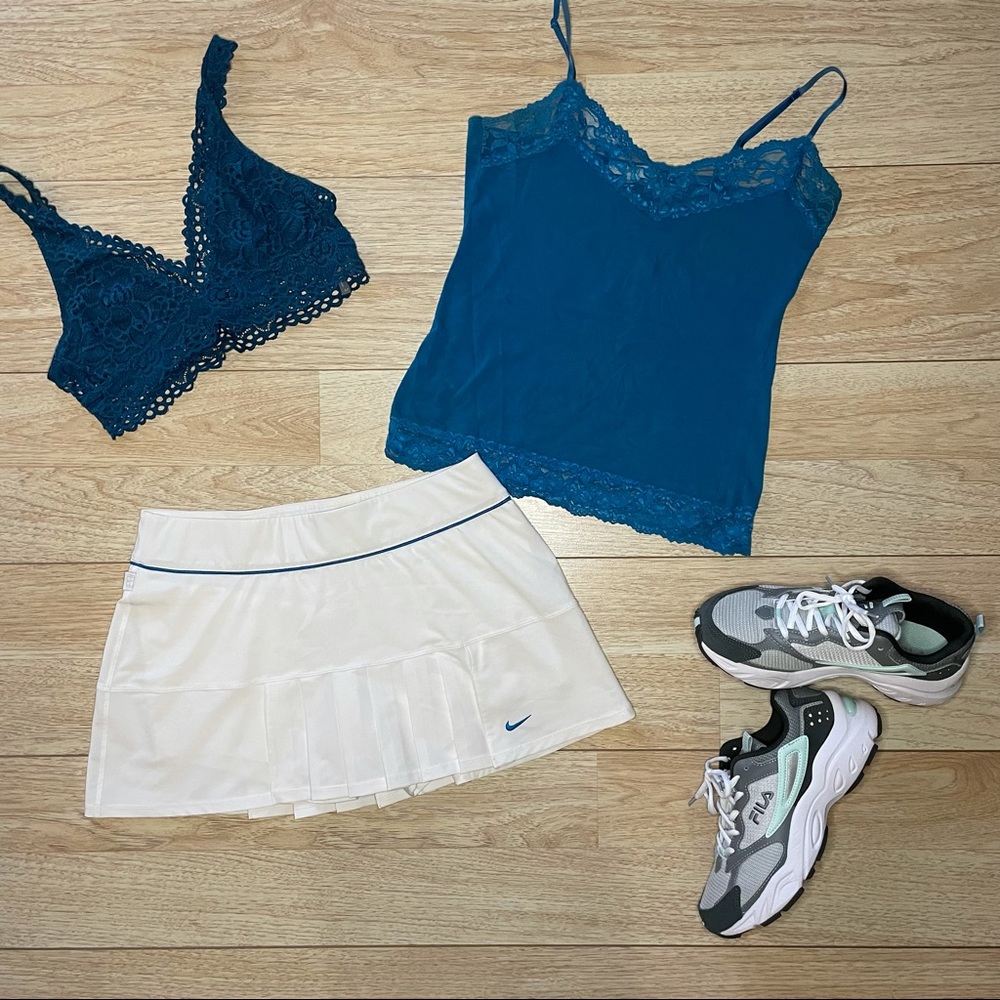 2/$50 White Nike Tennis Skirt